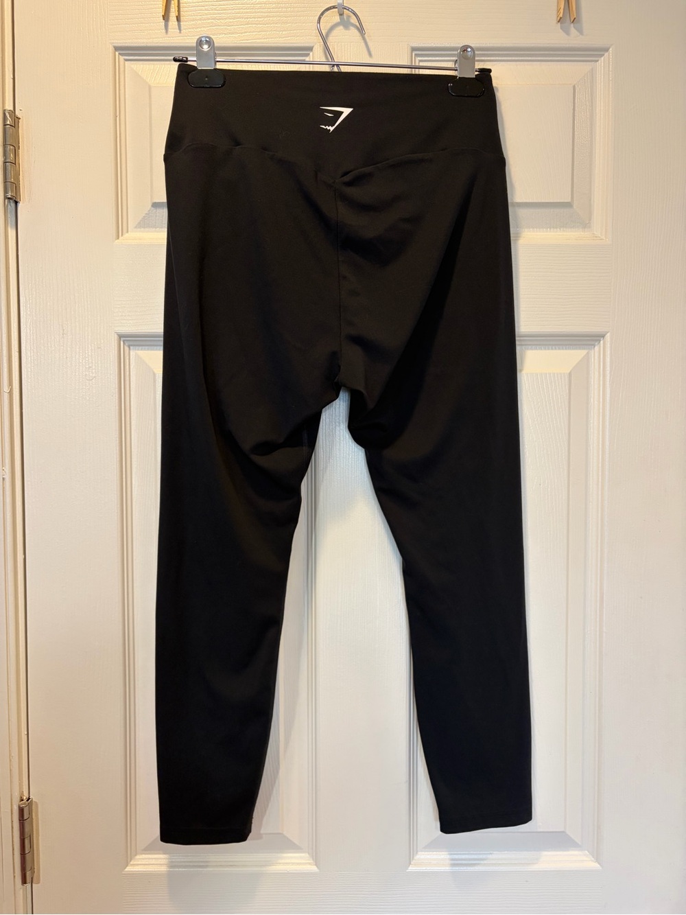 Gymshark Women’s Seamless Leggings Black 22” Inseam Crop Large - Picture 2 of 3